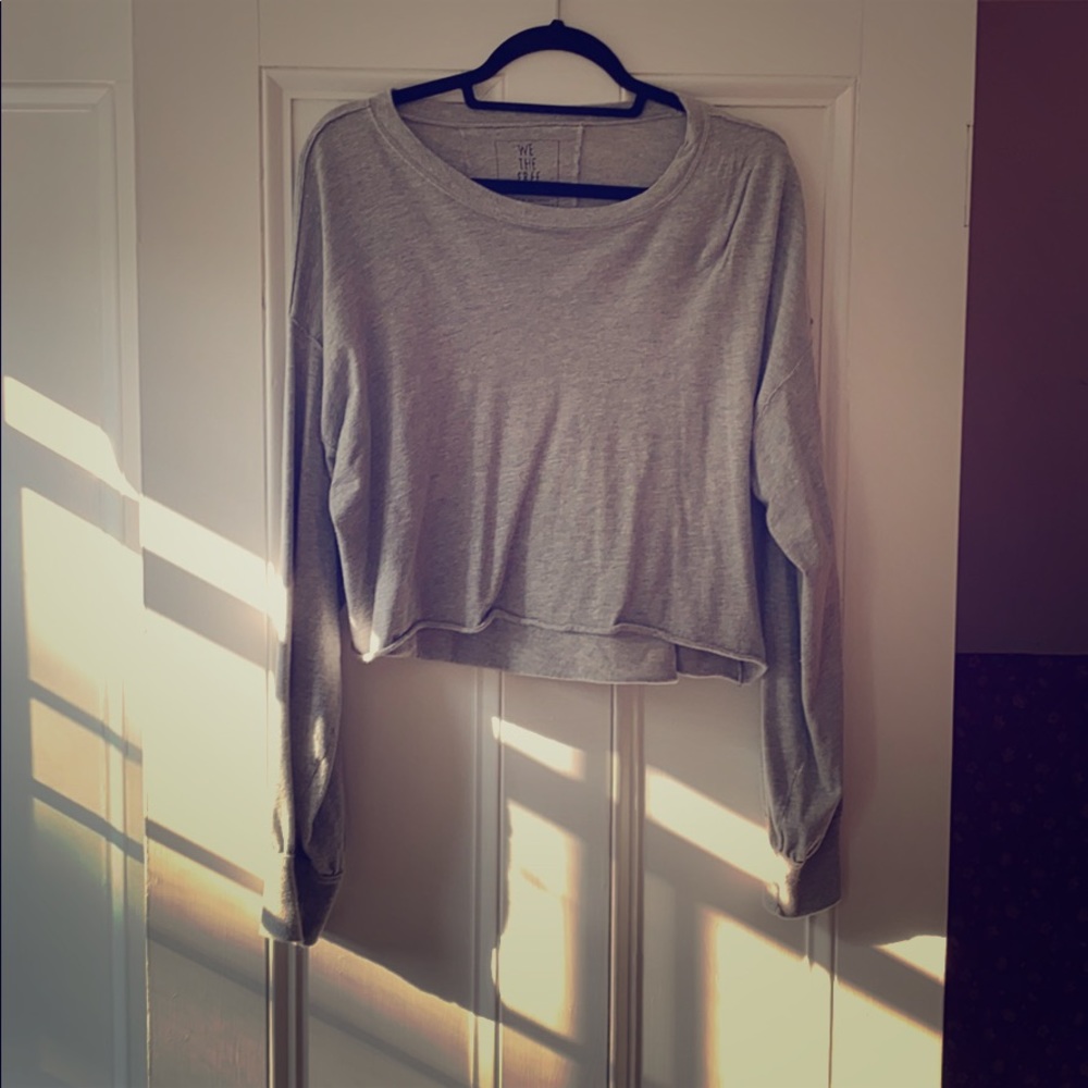 We The Free Long Sleeve Crop top